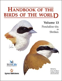 cover of Handbook of the Birds of the World, Volume 13: Penduline-tits to Shrikes, by Josep del Hoyo, Andrew Elliott, and David A. Christie